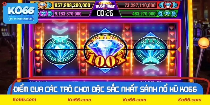 Điểm nổi bật của sảnh game Nổ Hũ Ko66 là gì?