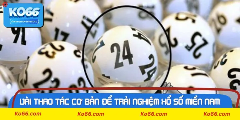 Vài thao tác cơ bản để trải nghiệm Xổ Số Miền Nam tại Ko66